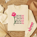 Woman of The Bible Women's Fleece Crewneck Sweatshirt