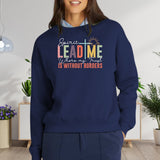 Spirit Lead Me Where My Trust Is Without Boarder Women's Fleece Crewneck Sweatshirt