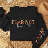 Fear Not For I Am With You Women's Fleece Crewneck Sweatshirt