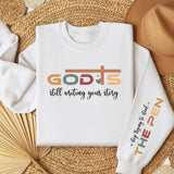 God Is Still Writing Your Story 02 Women's Fleece Crewneck Sweatshirt