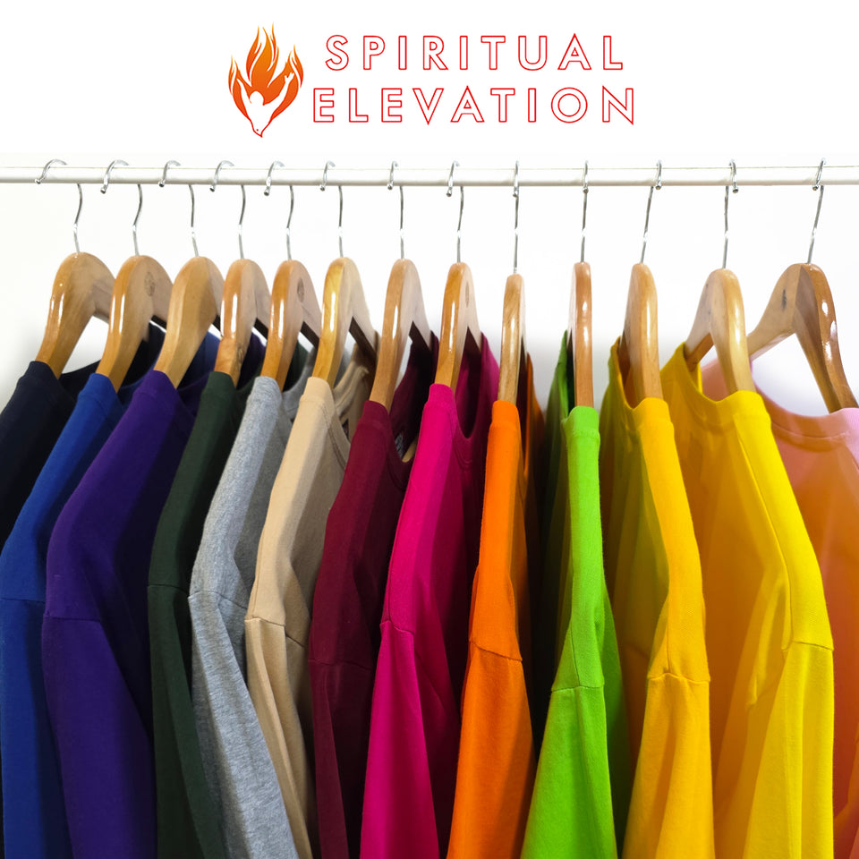 Plain Regular Fit Spiritual Elevation T-Shirt