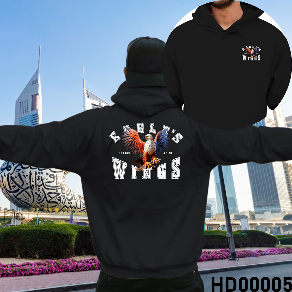 Eagle's Wings | Isaiah 40:31 Christian Bible Verse Hooded Sweatshirt