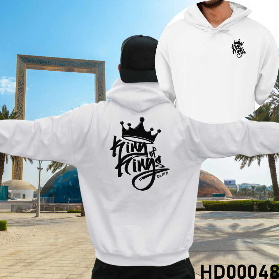 King of Kings | Revelation 19:16 Christian Bible Verse Hooded Sweatshirt