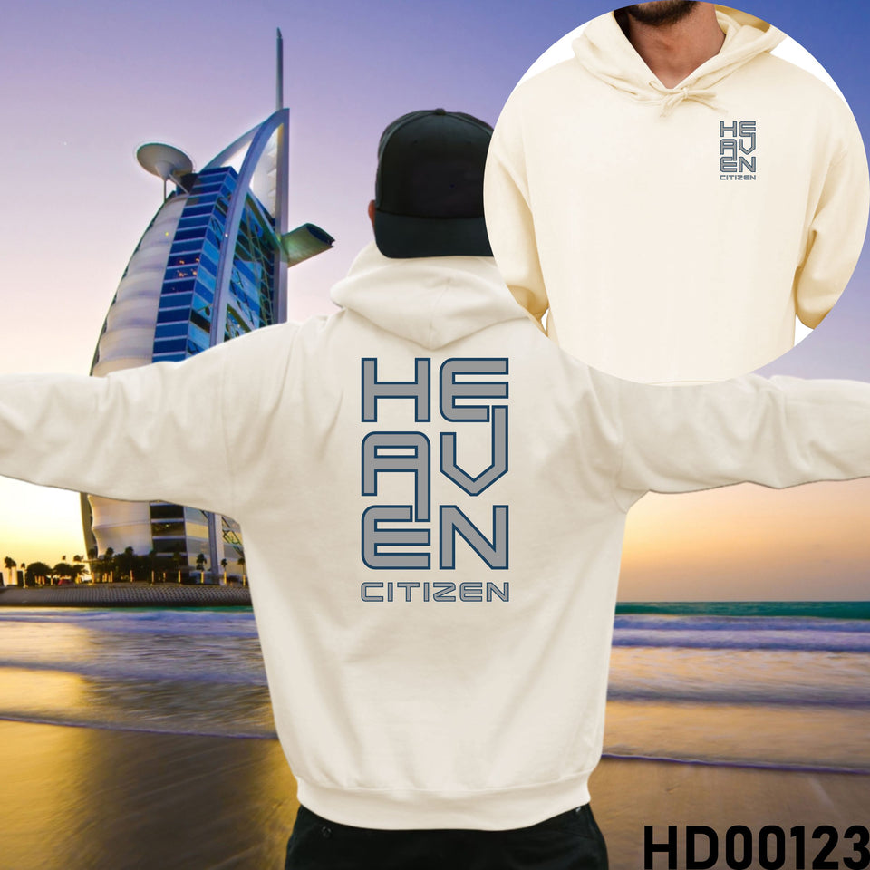 Heaven Citizen |  Christian Bible Verse Hooded Sweatshirt