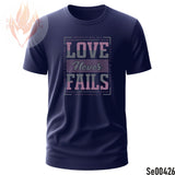 Love Never Fails | Purple Grey