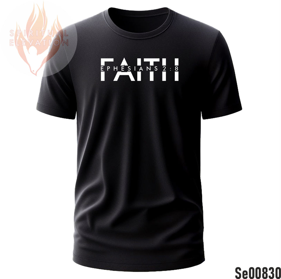 Faith | Ephesians 2:8 | Black and White
