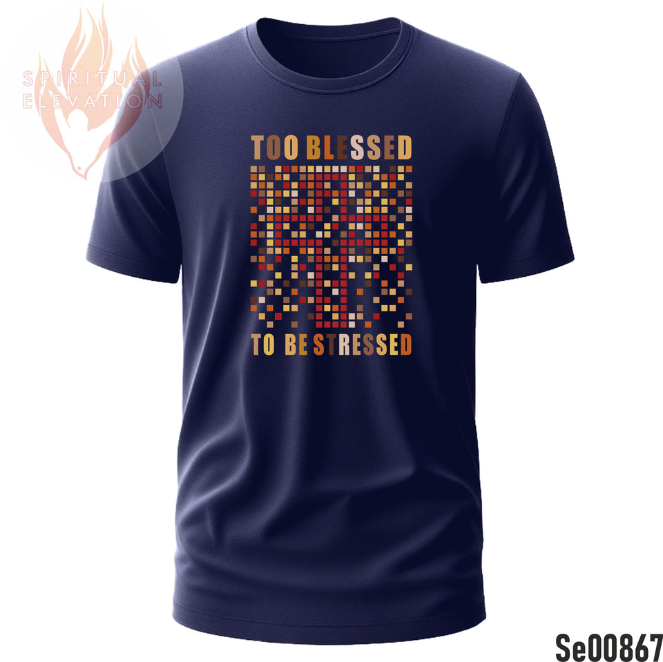 Too Blessed To Be Stressed | Boho