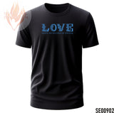 Love Keeps No Record Of Wrong - Blue | Minimalist