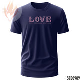 Love Keeps No Record Of Wrong - Purple | Minimalist