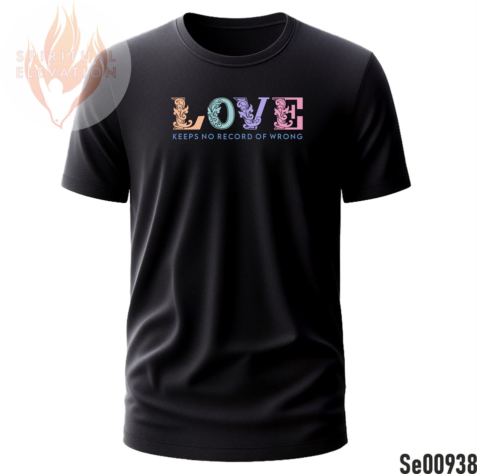 Love Keeps No Record Of Wrong - Colorful  | Minimalist