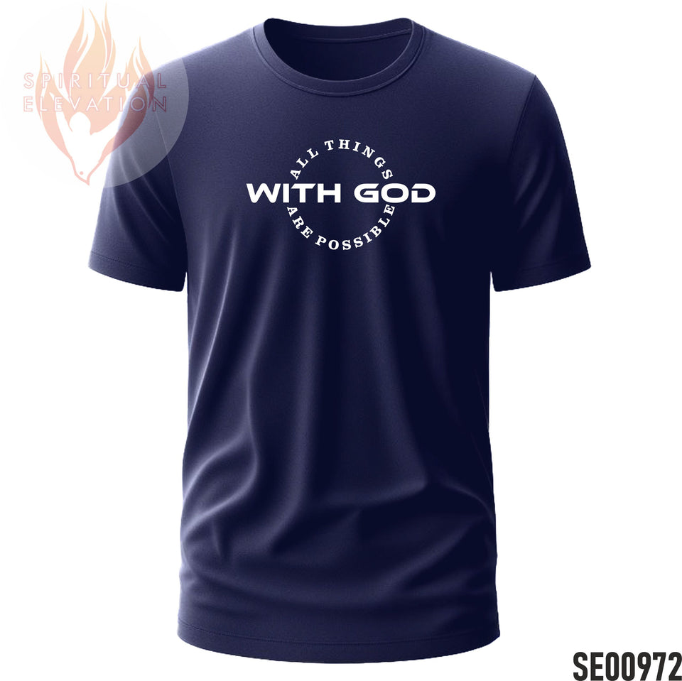 With God, All Things Are Possible    | Minimalist | Black and White