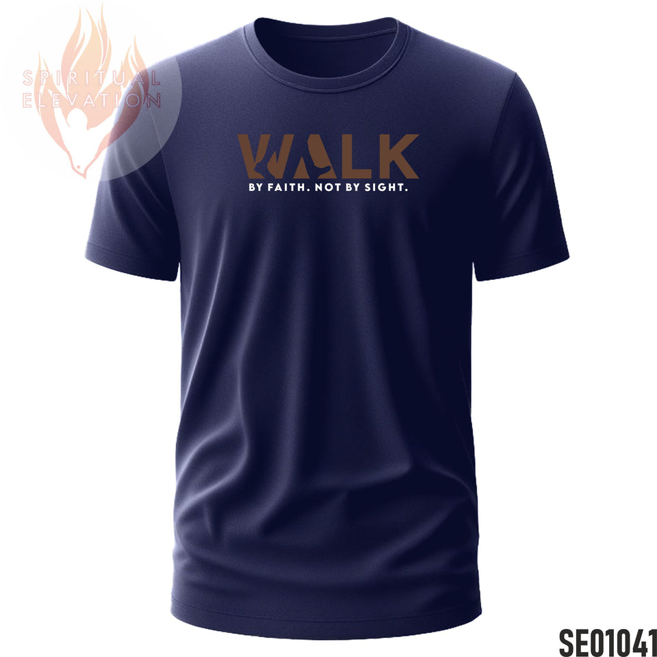 Walk By Faith Not by Sight - Brown | Minimalist