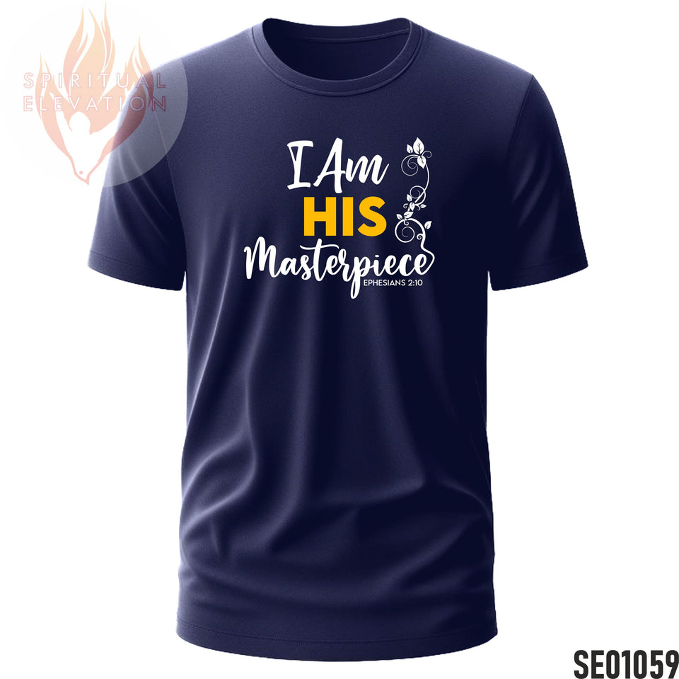 I Am His Masterpiece - Yellow | Minimalist