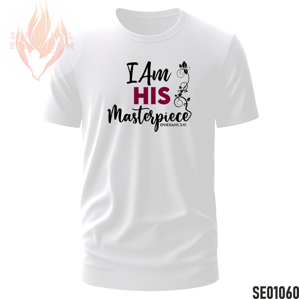I Am His Masterpiece - Purple | Minimalist