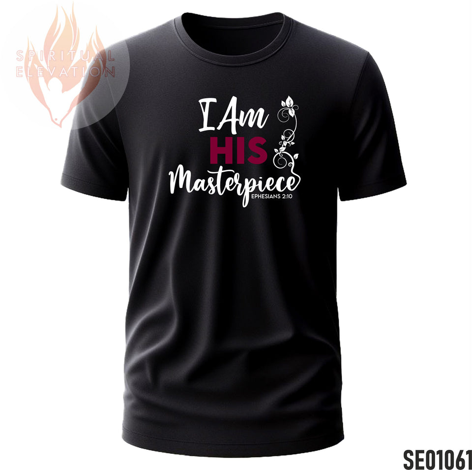 I Am His Masterpiece - Purple | Minimalist