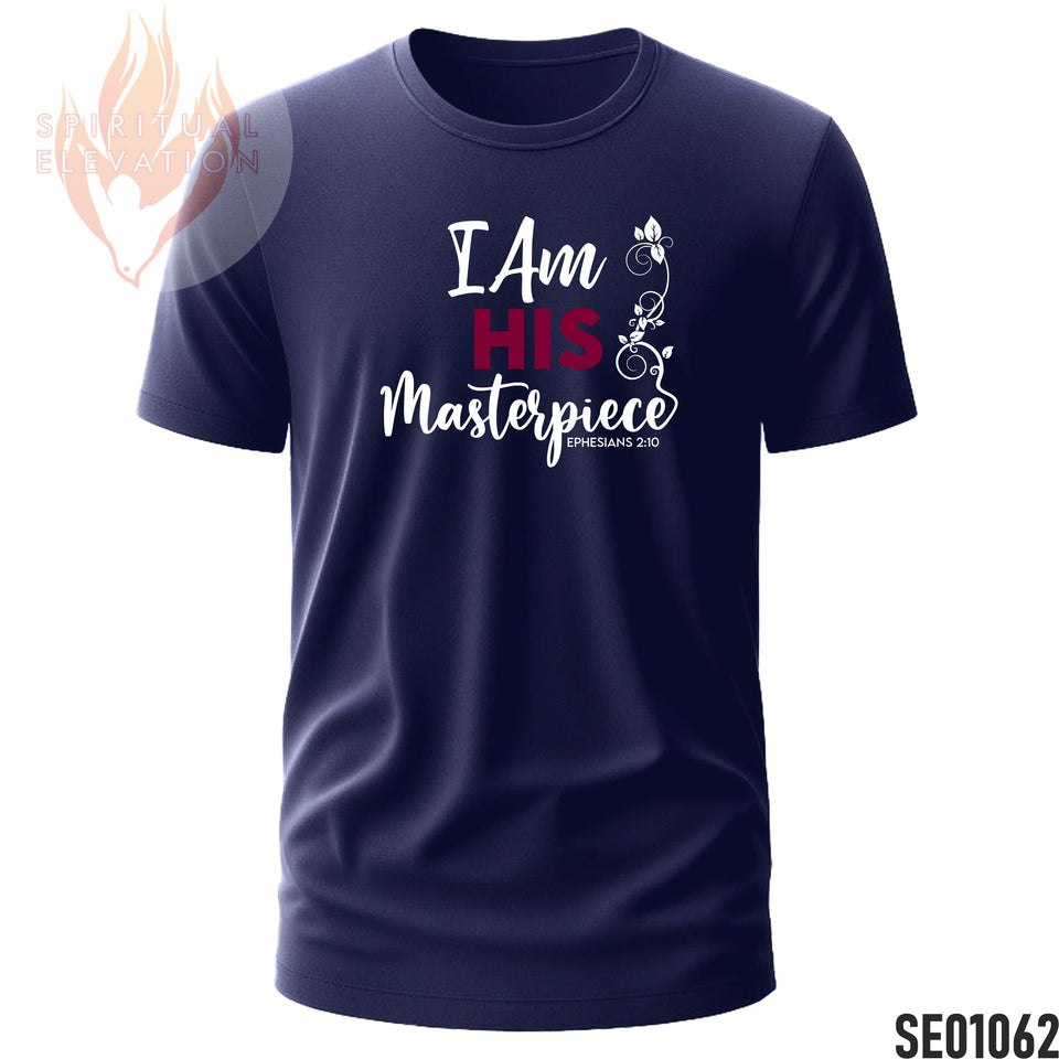 I Am His Masterpiece - Purple | Minimalist