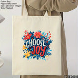 Design 01 - 20  Spiritual Elevation Tote Bag  | Christian Gifts for Women | Faith Based Gifts | Christian Canvas Bags for Women