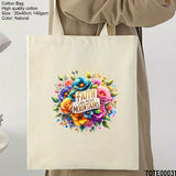 Design 21 - 40 Spiritual Elevation Tote Bag | Christian Gifts for Women | Faith Based Gifts | Christian Canvas Bags for Women
