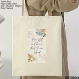 Design 61 - 80 Spiritual Elevation Tote Bag | Christian Gifts for Women | Faith Based Gifts | Christian Canvas Bags for Women
