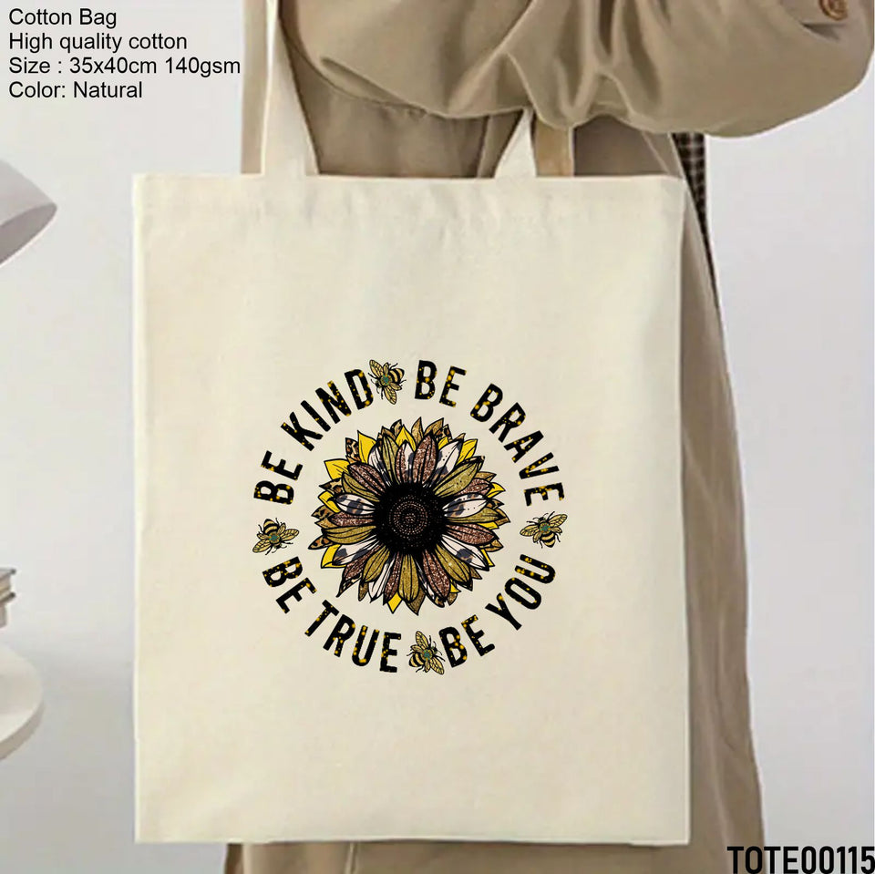 Design 101 - 120 Spiritual Elevation Tote Bag | Christian Gifts for Women | Faith Based Gifts | Christian Canvas Bags for Women