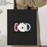 Design 121 - 140 Spiritual Elevation Tote Bag | Christian Gifts for Women | Faith Based Gifts | Christian Canvas Bags for Women