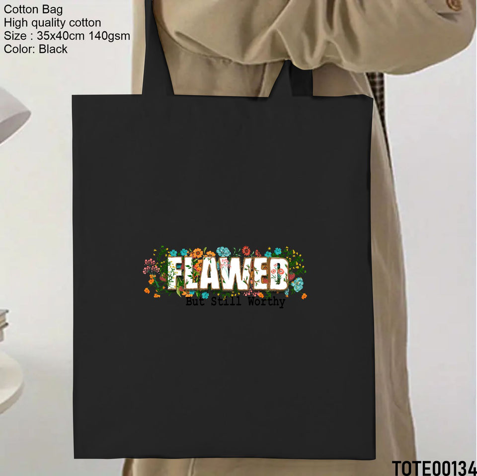 Design 121 - 140 Spiritual Elevation Tote Bag | Christian Gifts for Women | Faith Based Gifts | Christian Canvas Bags for Women
