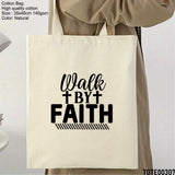 Design 301 - 320 Spiritual Elevation Tote Bag | Christian Gifts for Women | Faith Based Gifts | Christian Canvas Bags for Women