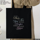 Design 301 - 320 Spiritual Elevation Tote Bag | Christian Gifts for Women | Faith Based Gifts | Christian Canvas Bags for Women
