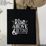 Design 321 - 340 Spiritual Elevation Tote Bag | Christian Gifts for Women | Faith Based Gifts | Christian Canvas Bags for Women