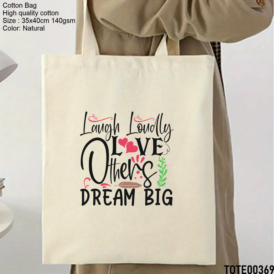 Design 361 - 380 Spiritual Elevation Tote Bag | Christian Gifts for Women | Faith Based Gifts | Christian Canvas Bags for Women