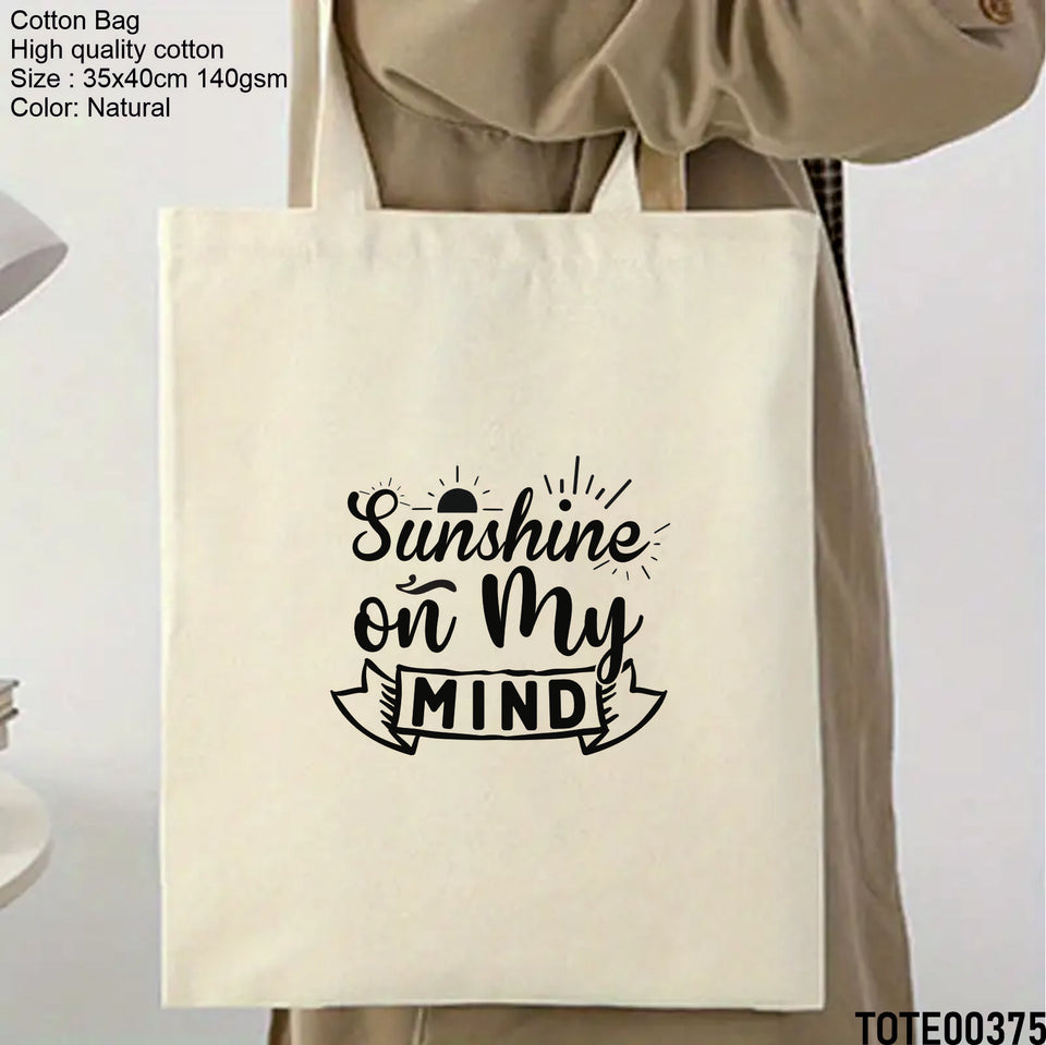 Design 361 - 380 Spiritual Elevation Tote Bag | Christian Gifts for Women | Faith Based Gifts | Christian Canvas Bags for Women