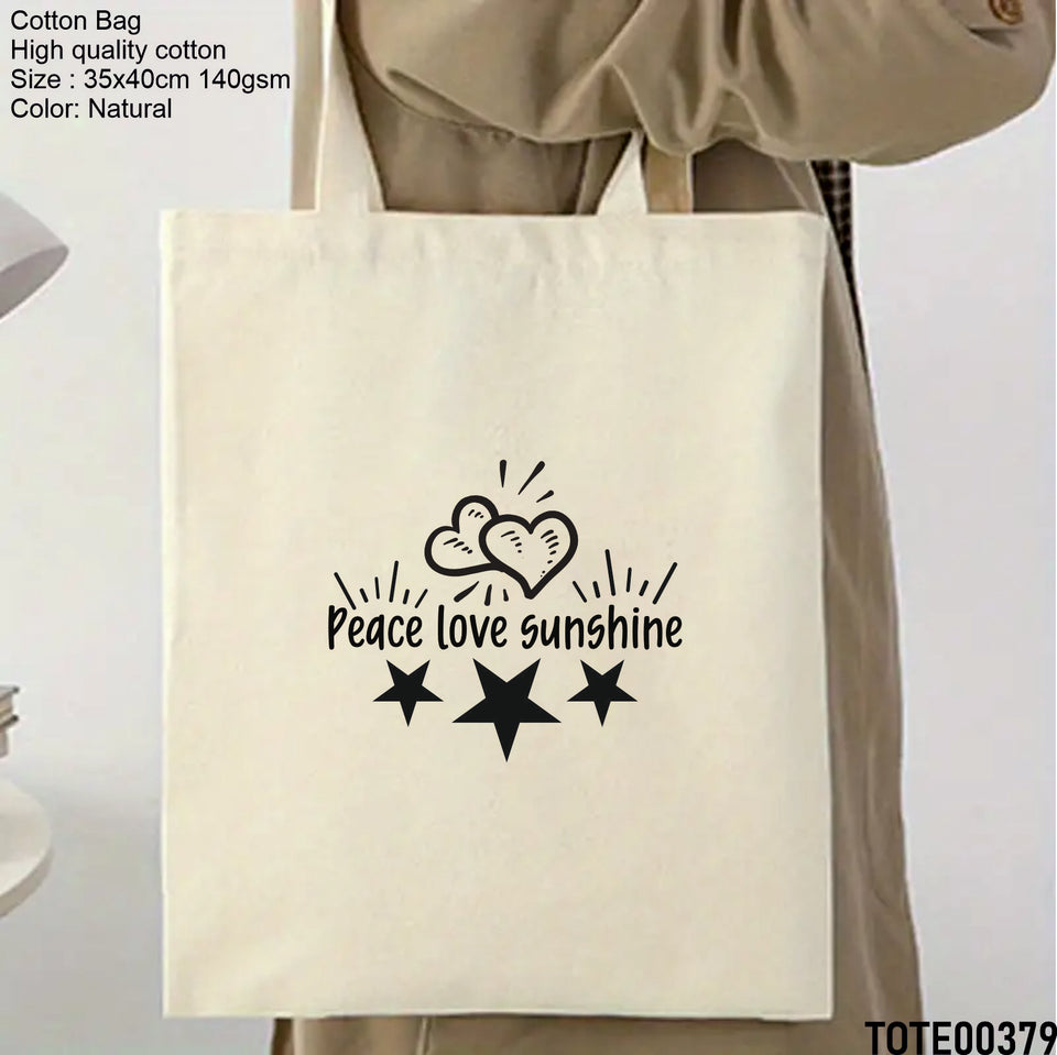 Design 361 - 380 Spiritual Elevation Tote Bag | Christian Gifts for Women | Faith Based Gifts | Christian Canvas Bags for Women