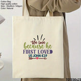 Design 421 - 440 Spiritual Elevation Tote Bag | Christian Gifts for Women | Faith Based Gifts | Christian Canvas Bags for Women