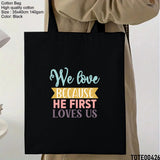 Design 421 - 440 Spiritual Elevation Tote Bag | Christian Gifts for Women | Faith Based Gifts | Christian Canvas Bags for Women