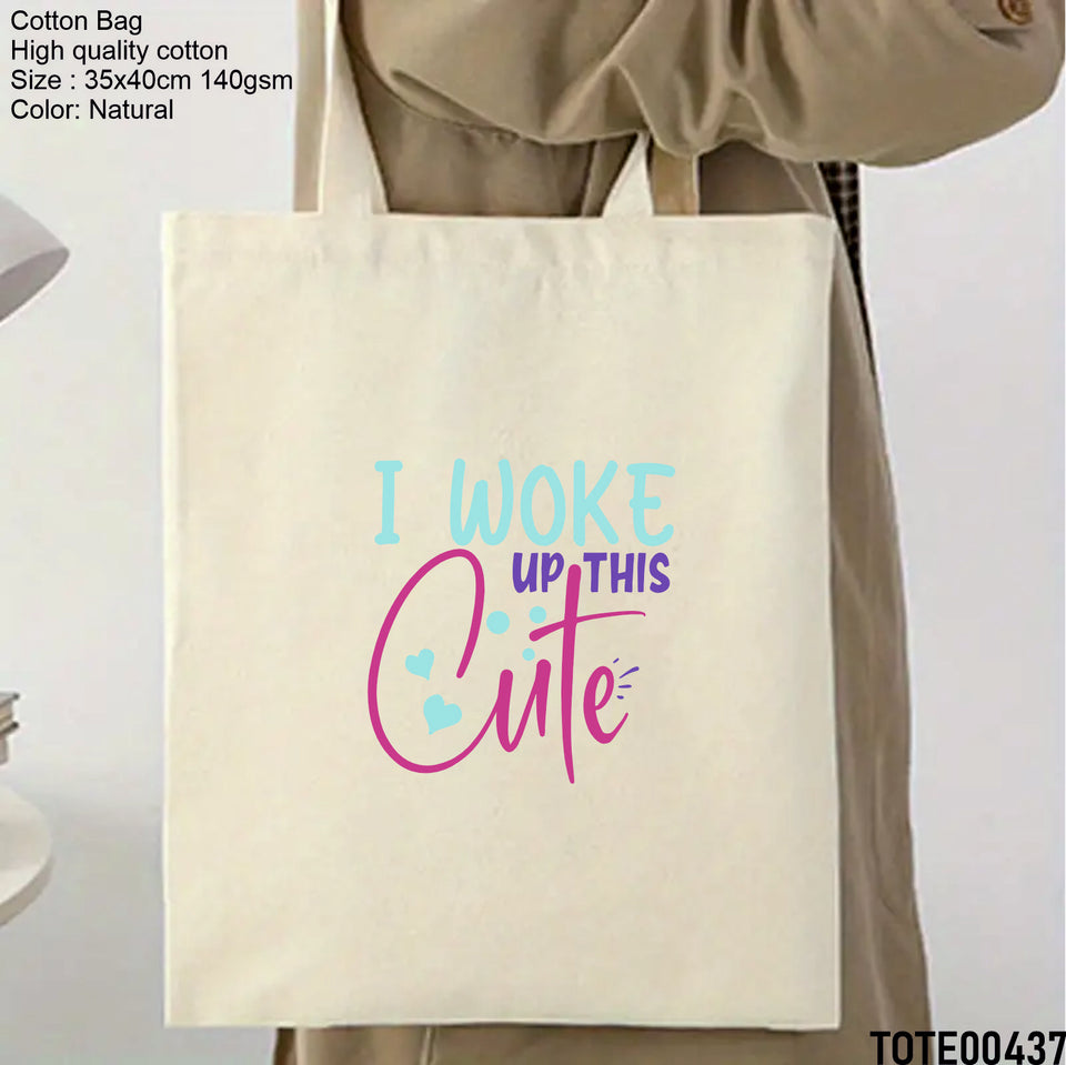 Design 421 - 440 Spiritual Elevation Tote Bag | Christian Gifts for Women | Faith Based Gifts | Christian Canvas Bags for Women