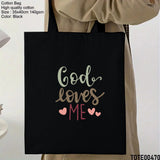 Design 461 - 480 Spiritual Elevation Tote Bag | Christian Gifts for Women | Faith Based Gifts | Christian Canvas Bags for Women