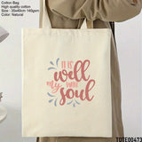 Design 461 - 480 Spiritual Elevation Tote Bag | Christian Gifts for Women | Faith Based Gifts | Christian Canvas Bags for Women